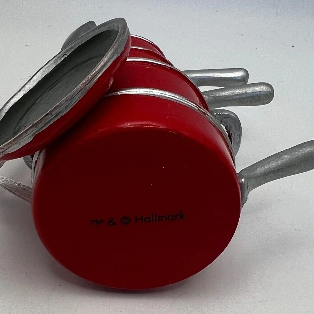 Hallmark red silver
